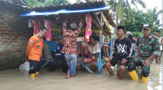 Sungai Meluap, Banjir Rendam Puluhan Warga Ciruas