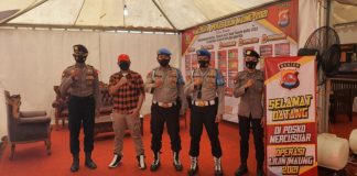 Propam Polda Banten Laksanakan Pengecekan ke Pos-Pos Ops Lilin Maung 2021