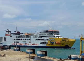 Pernyataan Humas Polda Banten, Kondisi Air Laut di Merak Tidak Surut dan Normal, Masyarakat Jangan Panik