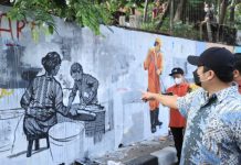 Puluhan Seniman se-Indonesia Ikut Lomba Mural di Kota Tangerang