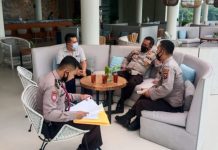 Jaga Keamanan Saat Nataru, Ditpamobvit Polda Banten Patroli Tempat Wisata