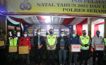 Malam Natal, Kapolda Banten Cek Kesiapan Pos PAM Dan Pos Yan Nataru
