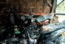 Gara-gara Tuang Bensin Dua Motor Warga Cibitung Ludes Terbakar
