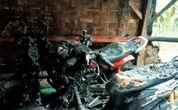 Gara-gara Tuang Bensin Dua Motor Warga Cibitung Ludes Terbakar