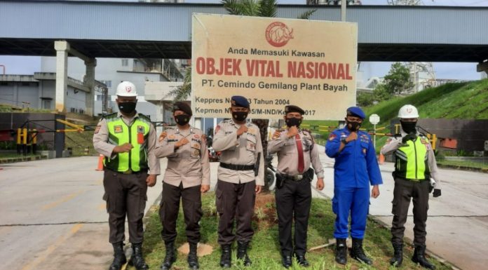 Jaga Kondusifitas, Ditpamobvit Polda Banten Patroli di PT Cemindo Gemilang