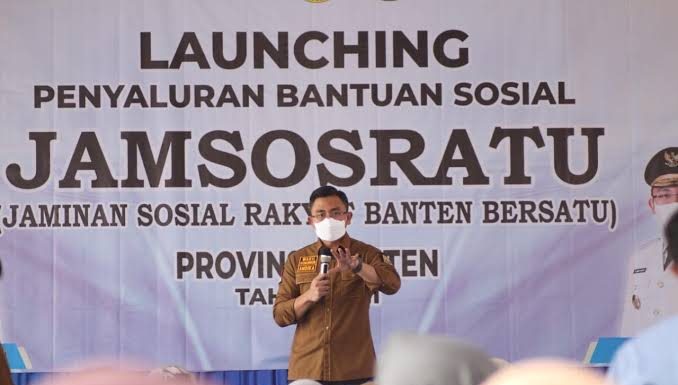 Pemprov Banten Berikan Rp50 Miliar Bantuan Jamsosratu ke Puluhan Ribu RTS