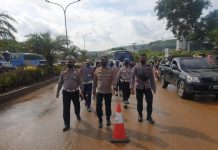 Uji Coba Ganjil Genap, Polres Cilegon Putar Balik Puluhan Kendaraan
