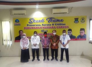 Pengembang Perumahaan Mutiara Garuda Serahkan PSU ke Pemkab Tangerang