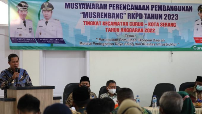Walikota Serang Minta Pempov Banten Serap Aspirasi Warga Ring Satu KP3B