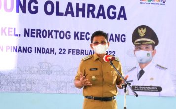 Sejumlah Proyek di Kecamatan Pinang Diresmikan, Ada GOR Mini untuk Masyarakat