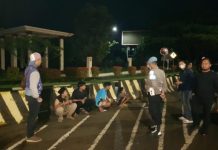 Cegah Aksi Balap Liar, Personel Ditreskrimum Polda Banten Patroli Gabungan di Serang