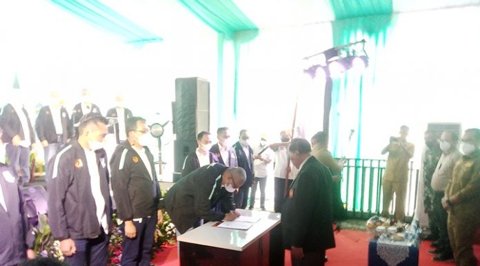 Dikukuhkan, Ketua KONI Tangsel Langsung Fokus Porprov 2022