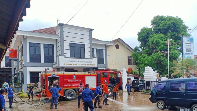 Kantor BPKAD Kabupaten Serang Diterjang Banjir, Pelayanan Sempat Lumpuh Total