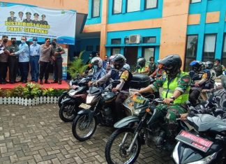 Forkopimda Kota Cilegon Lepas Pendistribusian Bantuan Paket Sembako