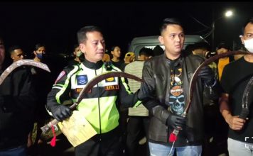 Polisi Tangkap Para Pelaku Tawuran di Kasemen Kota Serang