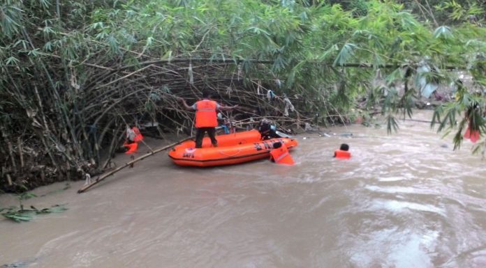 Basarnas Banten Temukan Anak yang Terpeleset di Sungai Sasak