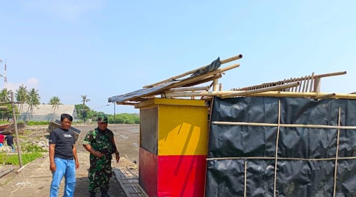 Angin Puting Beliung Terjadi di Desa Tanjung Pasir Teluknaga, 28 KK Terdampak