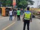 Bus Terguling di Cibadak, Polisi Evakuasi Korban