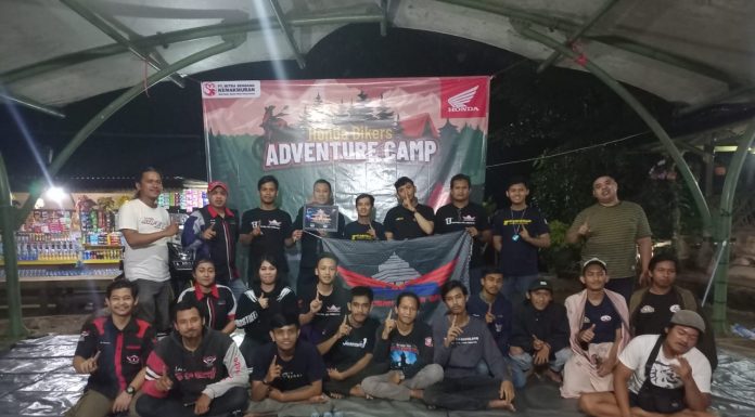 Jalin Keakraban, Puluhan Bikers Honda Ikuti Adventure Camp dari Honda Banten
