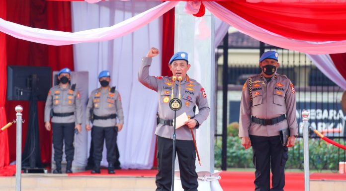 Lepas Pasukan Perdamaian PBB, Kapolri: Selalu Pedomani Tribrata dan Catur Prasetya