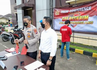 Polres Pandeglang Tangkap Dua Remaja Pelaku Tawuran