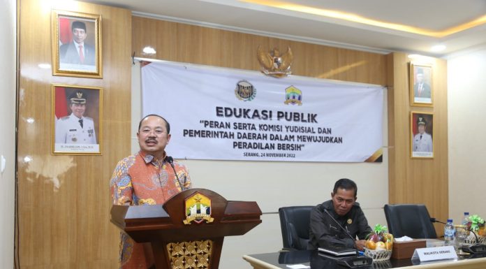 Ciptakan Keadilan yang Bersih dan Bermartabat, Pemkot Serang Gelar Diskusi Publik Bersama Komisi Yudisial RI