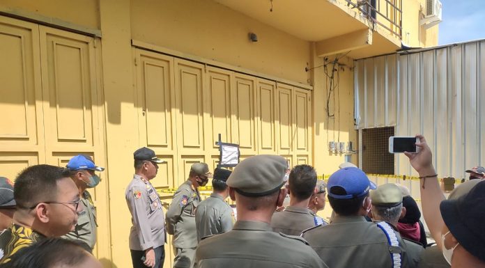 Penutupan THM di Lingkar Dikawal Ketat Polisi