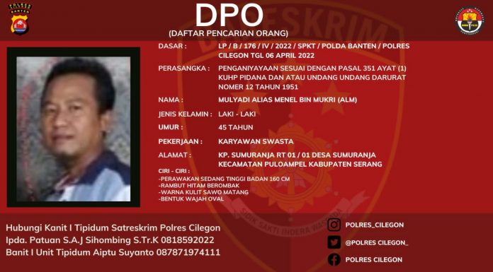 Lempar Sambal ke Mata dan Pukul Warga, Pria ini Dicari Polisi