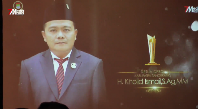 Ketua DPRD Kab Tangerang Raih Penghargaan The Best Legislator and Performance 2022