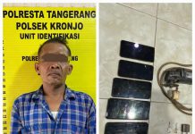 Curi 12 Ponsel, Pria Tua ini Ditangkap Polisi