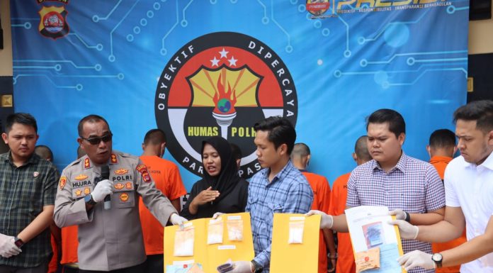 Sabu dan Obat Keras Disita Polisi dari Tangan 6 Tersangka
