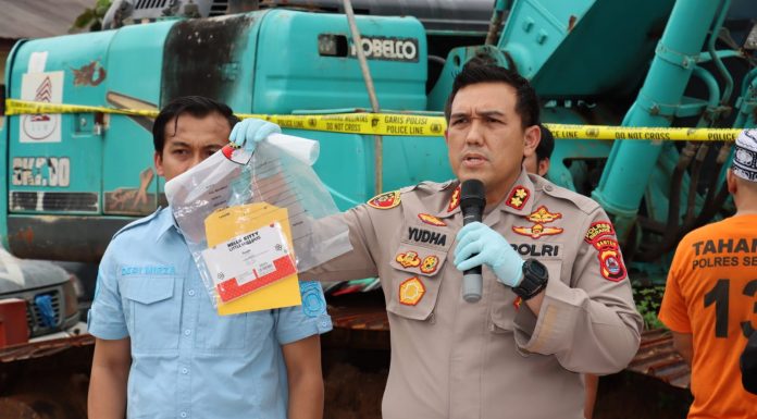 Sempat Kabur, Pengusaha Tambang Ilegal Ahkirnya Dibekuk Polres Serang
