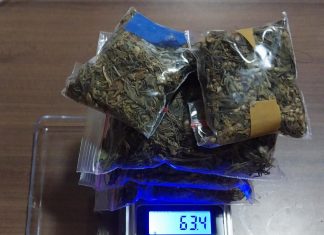 Lima Paket Ganja Siap Antar Depan Warung, Polisi Tangkap Pelakunya