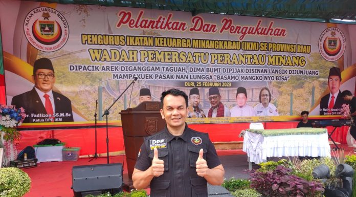 Fadli Zon Resmi Melantik Pengurus dan Kukuhkan IKM se-Riau