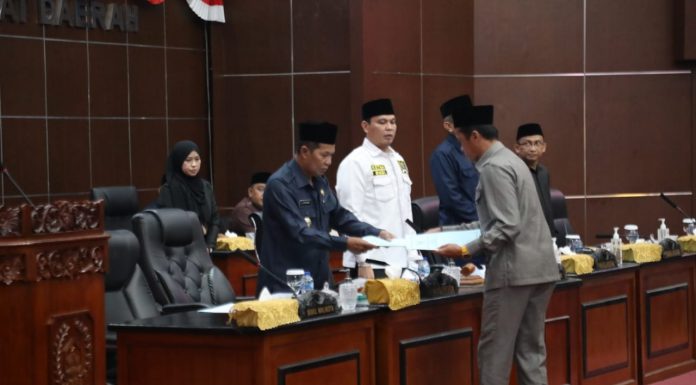 Rapat Paripurna, Walikota Serang Dapat Masukan dan Saran dari Anggota Dewan