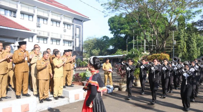 Walikota Serang Lepas Atlet GSK Menuju Fornas ke 7