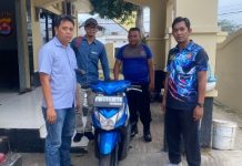Maling Motor, Yudi Tertangkap Polsek Mancak
