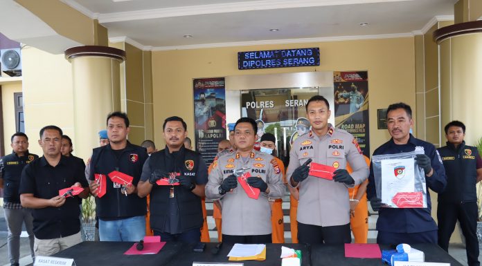 Spesialis Curanmor dan Penadah Ditangkap Polres Serang