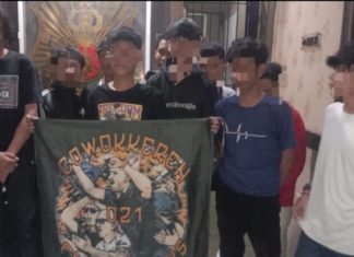 Polsek Pasar Kemis Tangkap 23 Remaja Diduga Anggota Berandalan Bermotor