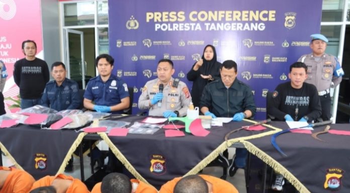 13 Remaja Ditangkap Polresta Tangerang Usai Pukuli dan Siram Air Keras ke Warga