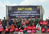 Prajurit Grup 1 Kopassus Hiasi Langit Gorda