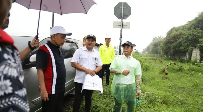 Gencarkan Pembangunan, Pj Wali Kota Serang Survei Lokasi Kesiapan Pembangunan Flyover Unyur