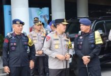 Kapolda Banten Dampingi Dankor Brimob Monitoring Pelaksanaan Operasi Lilin 2023