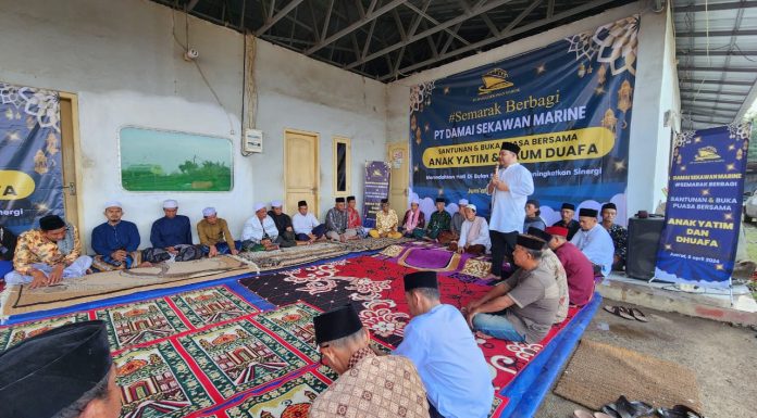 Ramadan Semarak Berbagi, Damai Sekawan Marine Santuni Anak Yatim dan Duafa