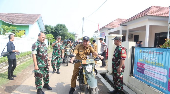 Melalui Kegiatan BSMSS, Pemkot Serang Bersama Kodim 0602/Serang Sinergi Bangun Ruas Jalan