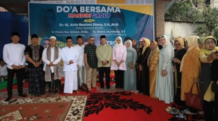 Kiai dan Ustad Di Pandeglang Gelar Doa Bersama Untuk Airin