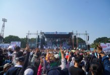 Pasangan Andra-Dimyati Gelar Konser Banten Maju Dihadiri Artis Tanah Air