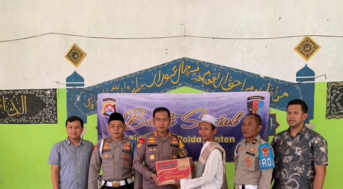 Polri Dekat Dengan Masyarakat, Bidpropam Polda Banten Laksanakan Bakti Sosial