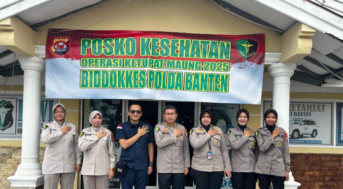 Biddokes Polda Banten Siagakan 6 Pos Pelayanan Kesehatan Dalam Ops Ketupat Maung 2025
