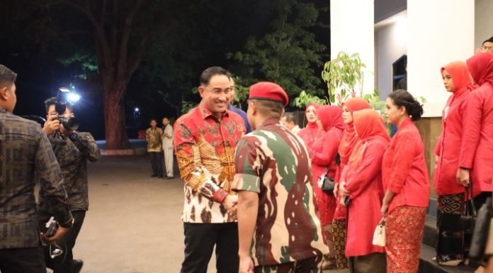 Kapolda Banten Hadiri Acara Lepas Sambut Komandan Grup 1 Kopasus